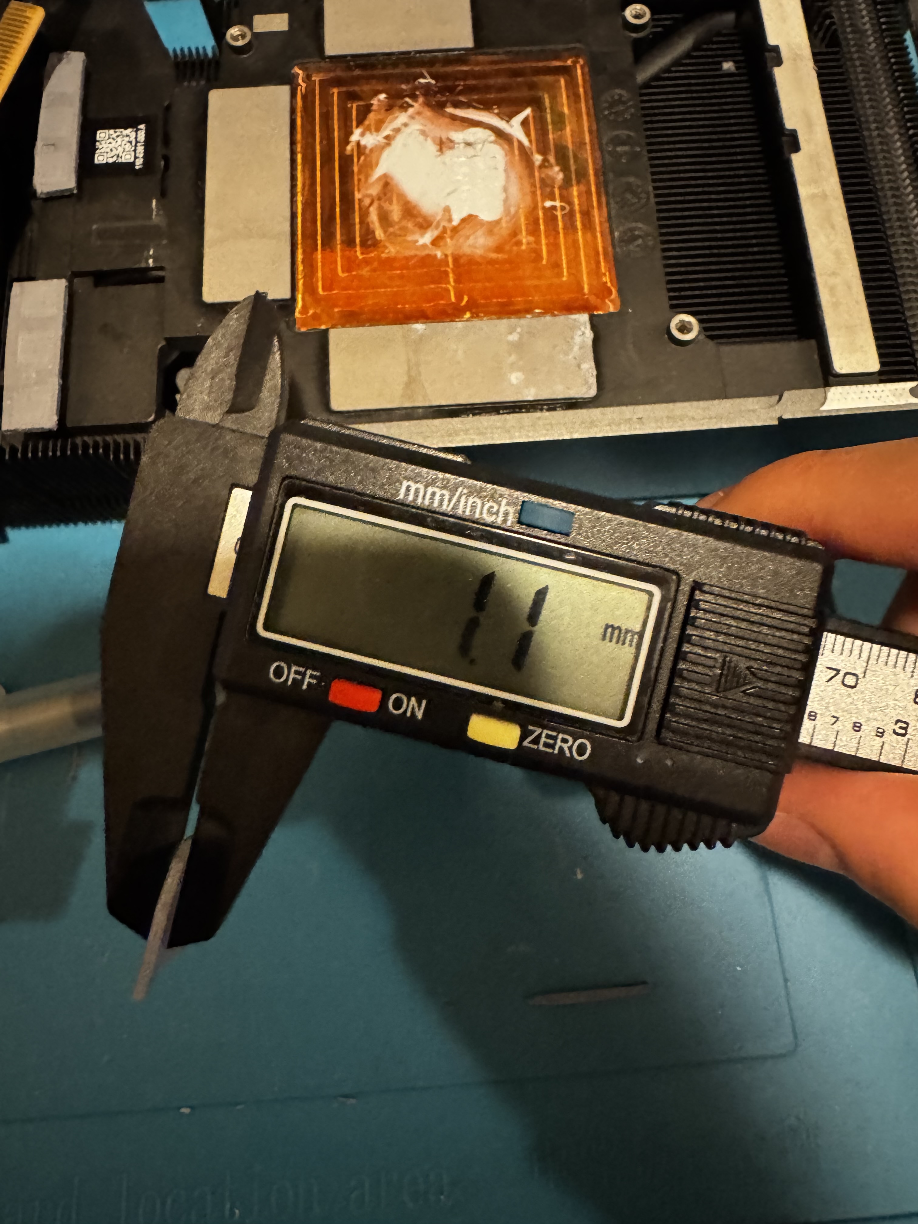 1.1mm thermal pad thickness